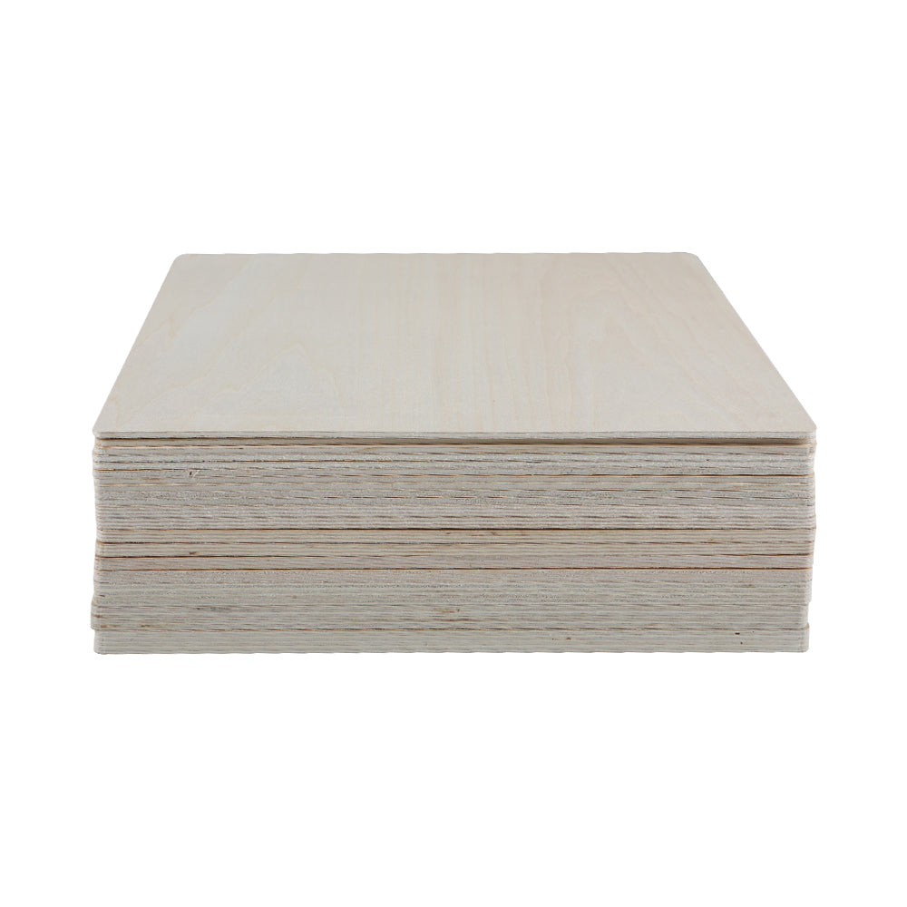 Creality - 10 Plaques de Contreplaqué de Tilleul (Basswood Sheets) - 30 x 30 cm - 3 mm