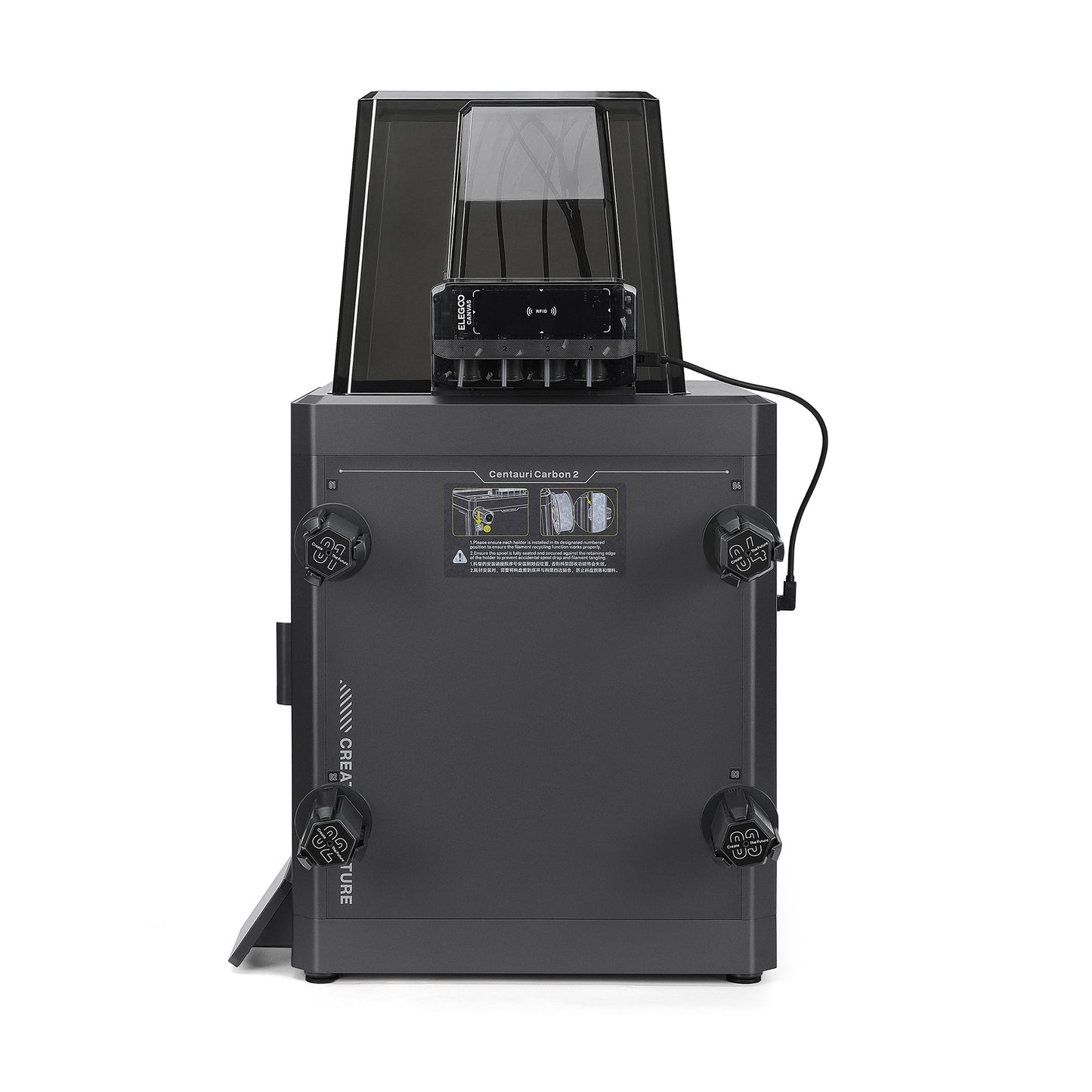Elegoo - Centauri Carbon 2 Combo - Imprimante 3D avec Multicolore CC2 + CANVAS Entièrement Automatique ST