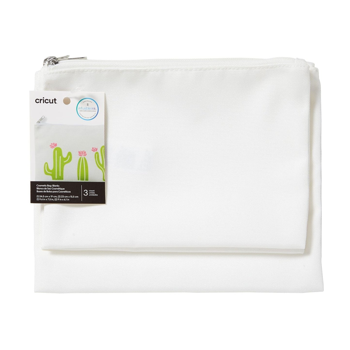 Cricut - Trousses de Toilette Personnalisables (3pc)