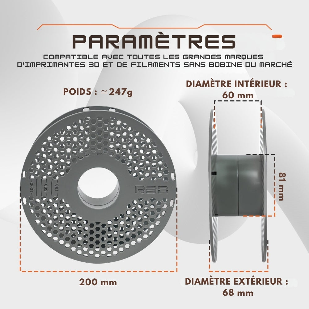 R3D - Lot de 10 MasterSpool Bobine Réutilisable (Reusable Spool) ♻️ Consignées