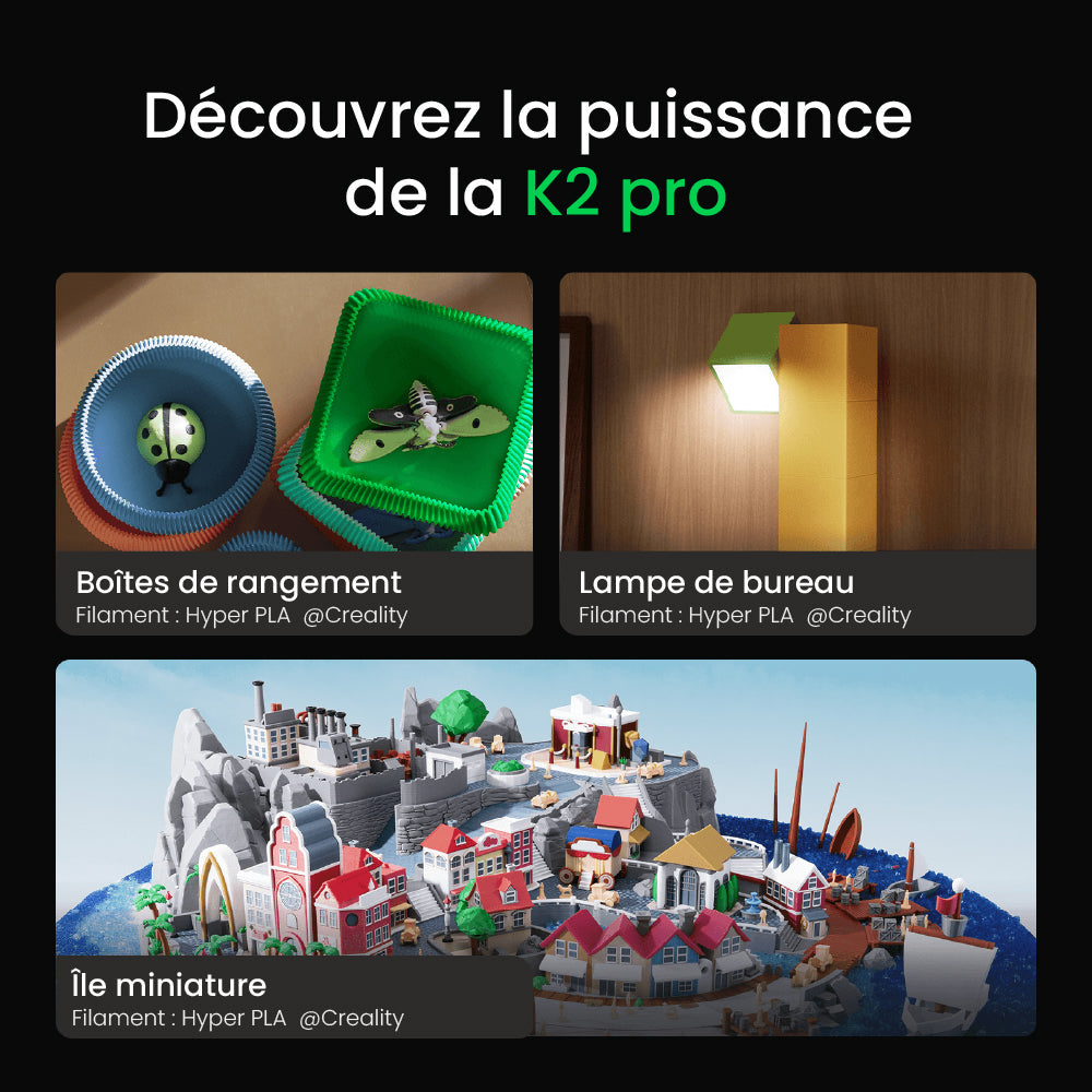 Creality - K2 Pro - Imprimante 3D FDM Grand Format