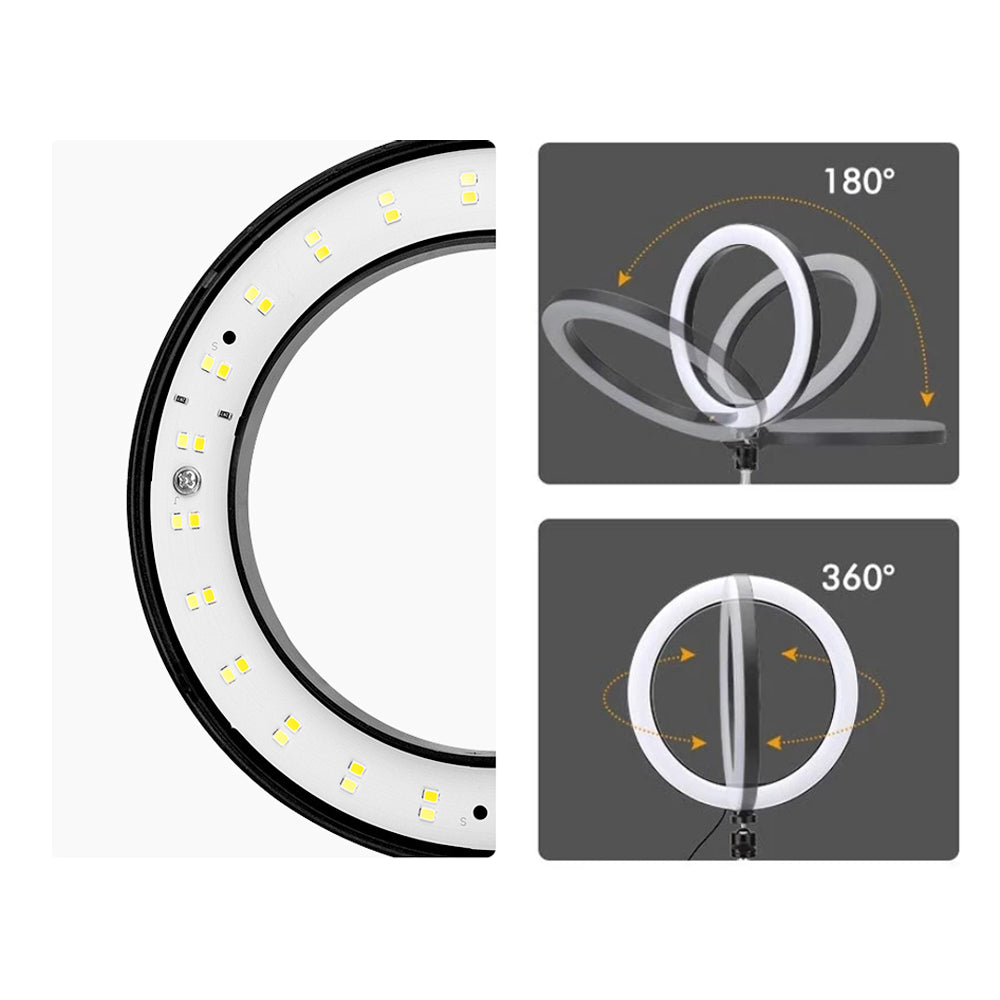 Anneau lumineux LED RVB