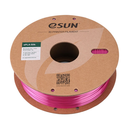 Bobine eSun de eSilk PLA Violet - 1 kg - Spool couchée