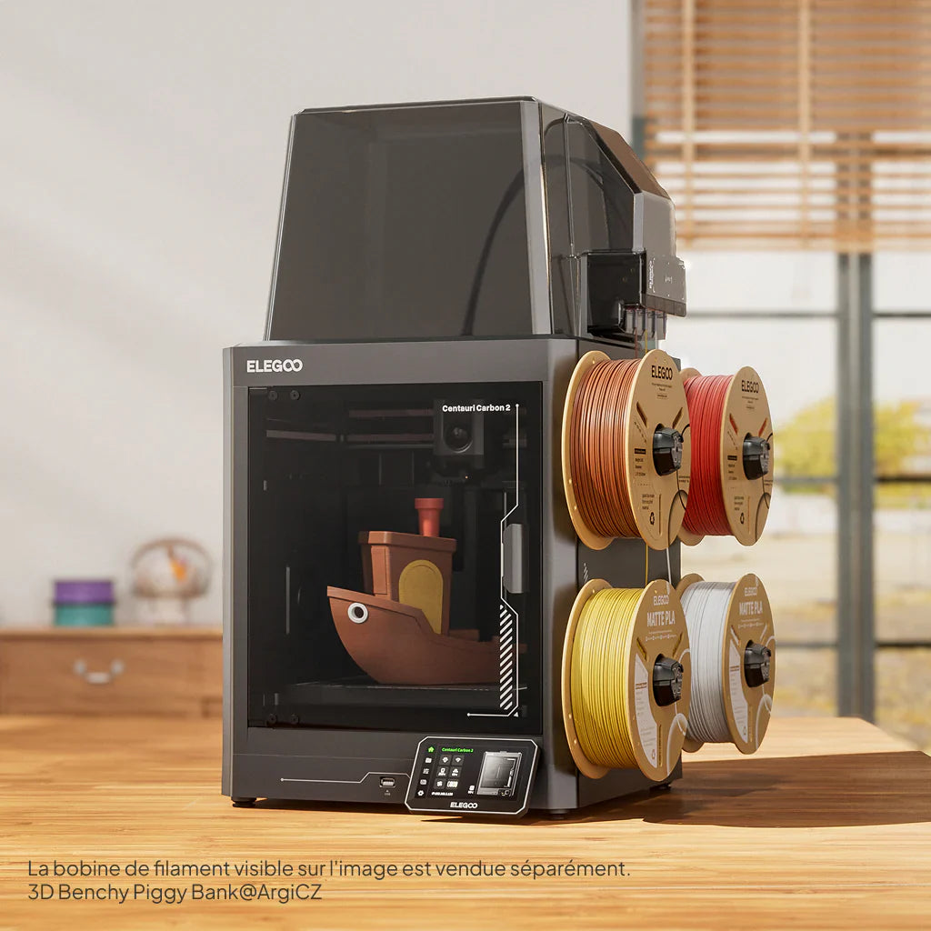 Elegoo - Centauri Carbon 2 Combo - Imprimante 3D avec Multicolore CC2 + CANVAS Entièrement Automatique ST
