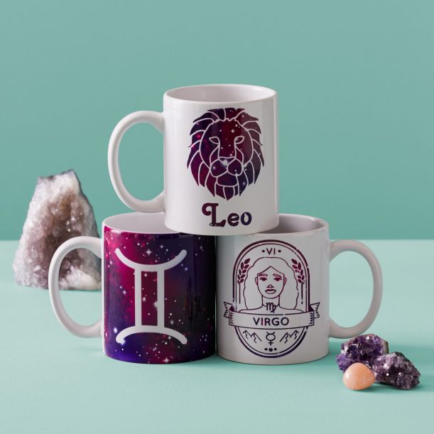 Cricut - Mug en céramique - blanc - 15 oz / 425 ml (lot 2 Mugs)
