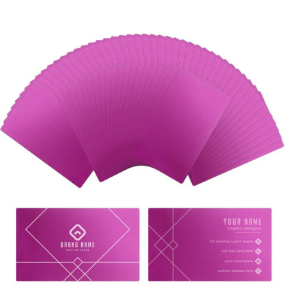 xTool - 60 Cartes de visite en métal - Violet 