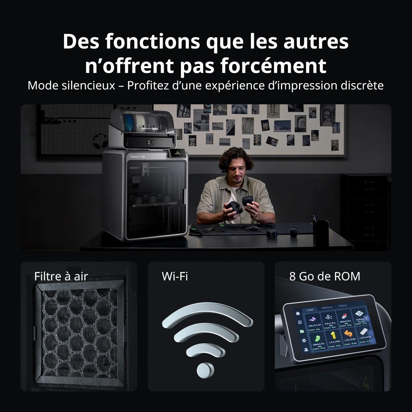Pack Starter Creality K2 Combo avec Bobine Panchroma Offerte