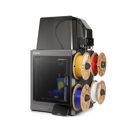 Elegoo - Centauri Carbon 2 Combo - Imprimante 3D avec Multicolore CC2 + CANVAS Entièrement Automatique ST