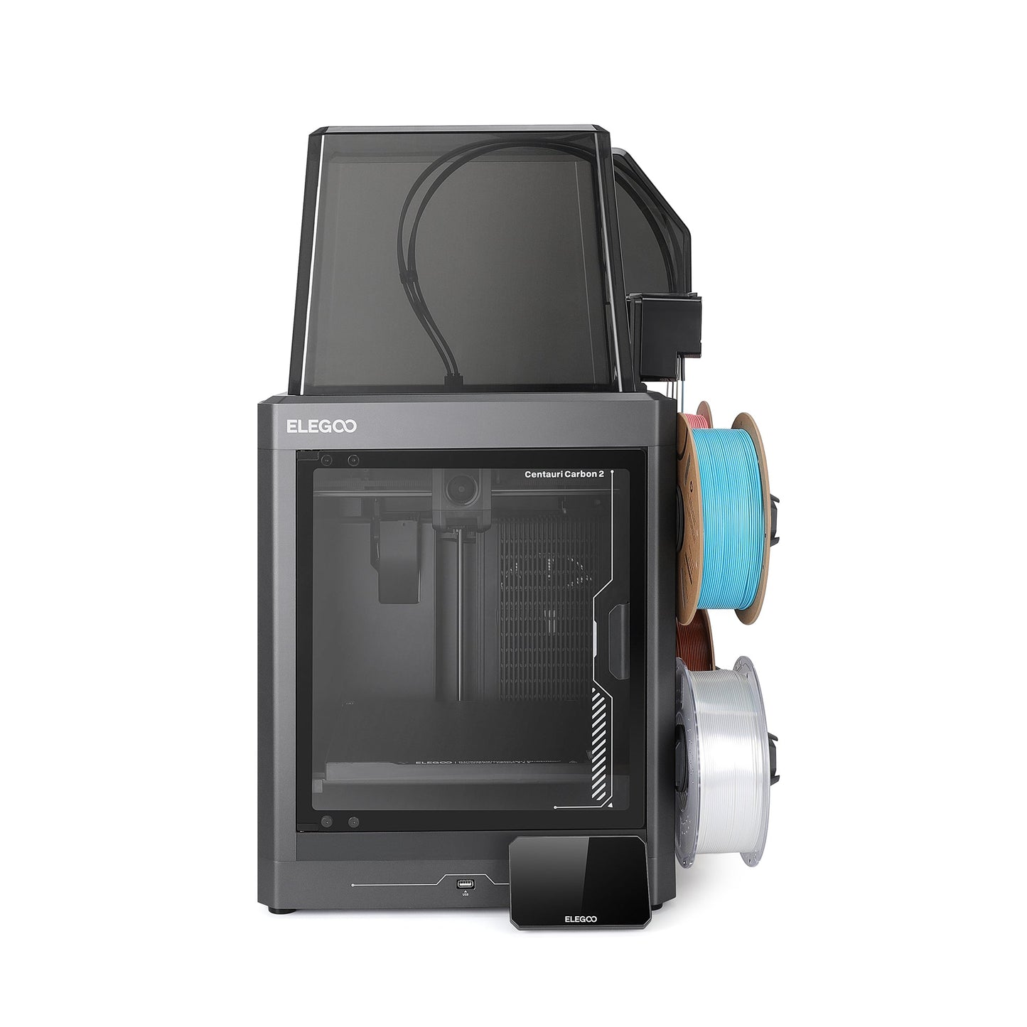 Elegoo - Centauri Carbon 2 Combo - Imprimante 3D avec Multicolore CC2 + CANVAS Entièrement Automatique