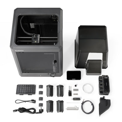 Elegoo - Centauri Carbon 2 Combo - Imprimante 3D avec Multicolore CC2 + CANVAS Entièrement Automatique ST