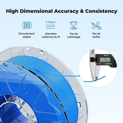 Creality - Hyper PLA RFID - Bleu (Blue) - 1,75 mm - 1 kg