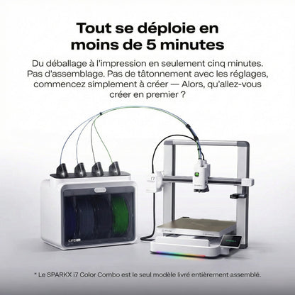 Pack Starter - Creality SPARKX i7 Color Combo avec Bobine Panchroma Offerte