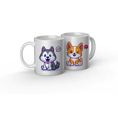 Cricut - Mug en céramique - blanc - 425 ml (lot 2 Mugs)