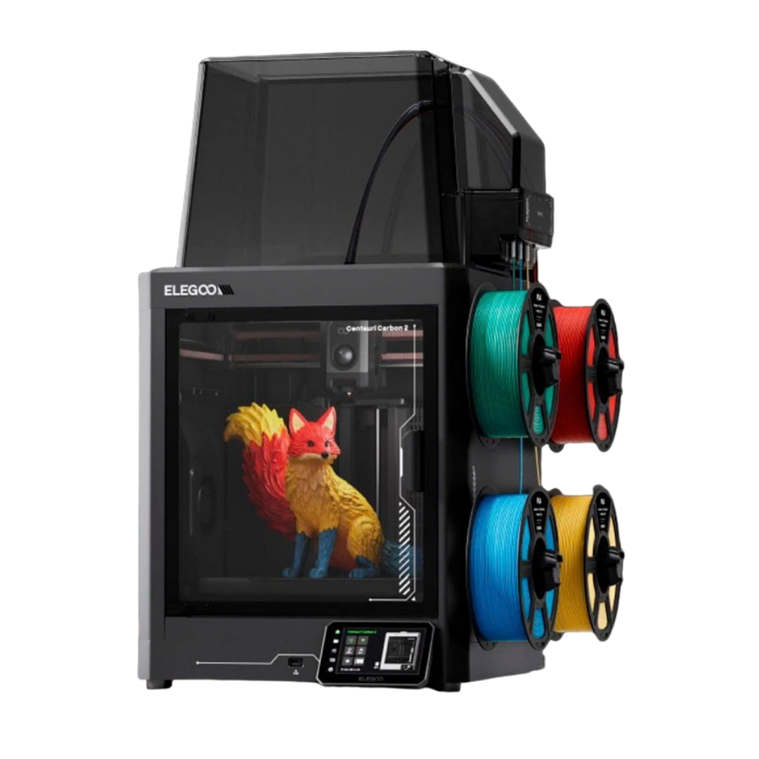 Elegoo - Centauri Carbon 2 Combo - Imprimante 3D avec Multicolore CC2 + CANVAS Entièrement Automatique ST