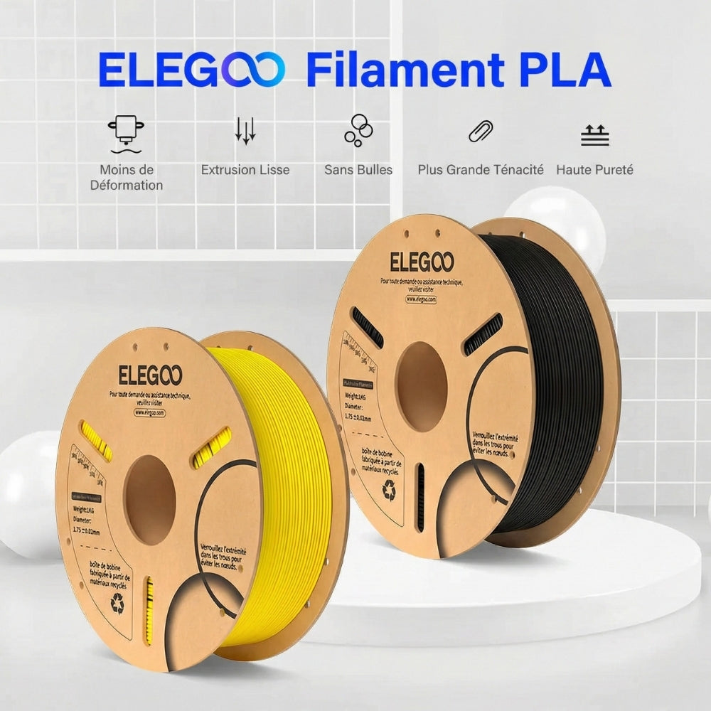 Elegoo - PLA - Rouge (Red) - 1,75 mm - 1 kg - RFID