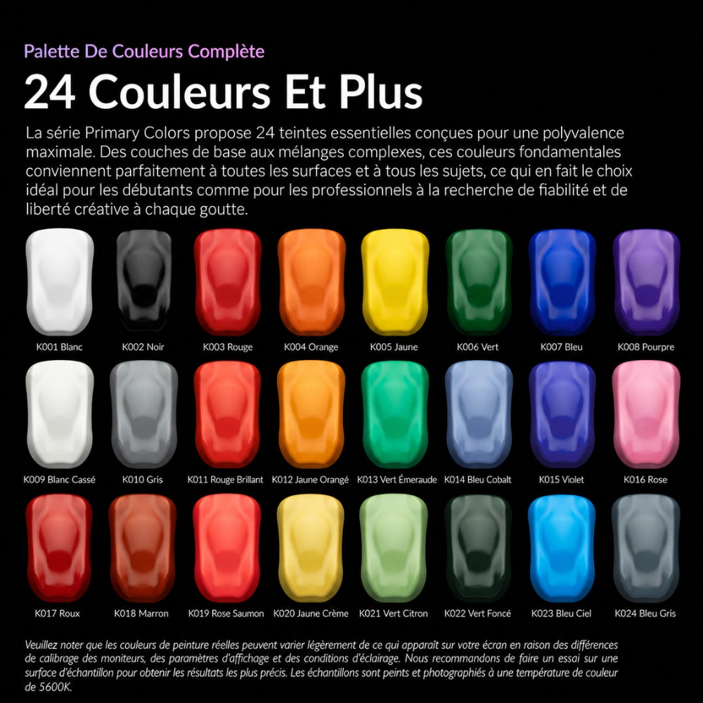 Kaleido ColorWorks - Gloss/Primary - Noir (K002 Black) - 20ml