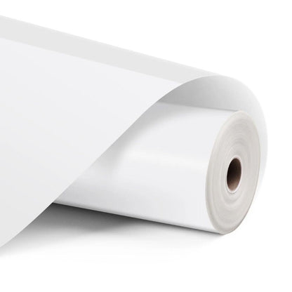 LOKLIK - Rouleau Vinyl Permanent Blanc Mat - 30 cm x 12 m