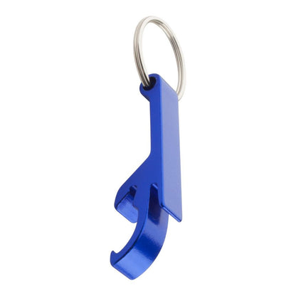 MissKraft - 5 Porte-clés Décapsuleurs en métal à graver Russel  - Bleu