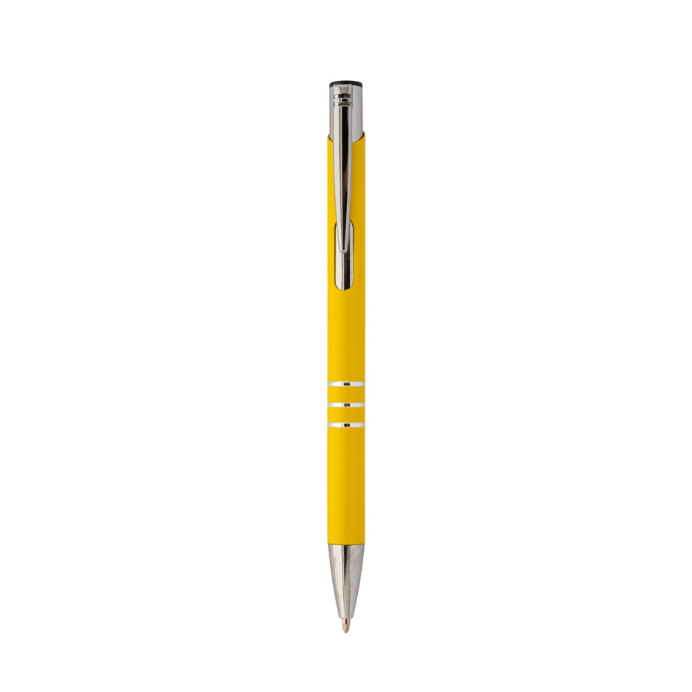 MissKraft - 5 Stylos à bille à graver Rechannel - Jaune
