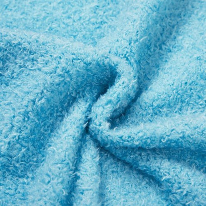MissKraft - Sublimation - Sac en Peluche - 34 x 37 cm  - Bleu