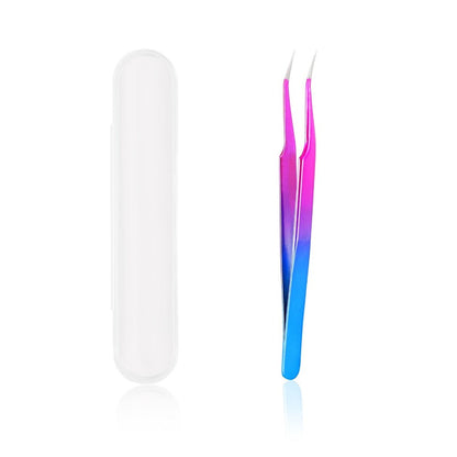 TeckWrapCraft - Pince en Acier (Tweezer) - Rose et Bleu