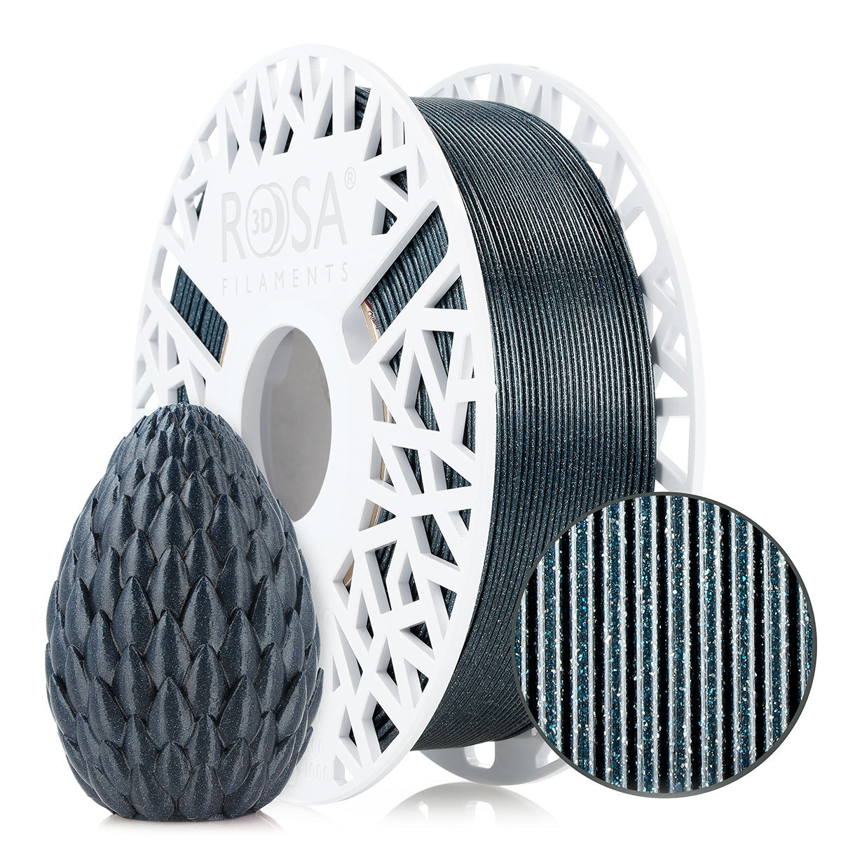 Rosa3D - PETG Galaxy HS - Bleu Marine (Navy Blue) - 1,75 mm - 1 kg