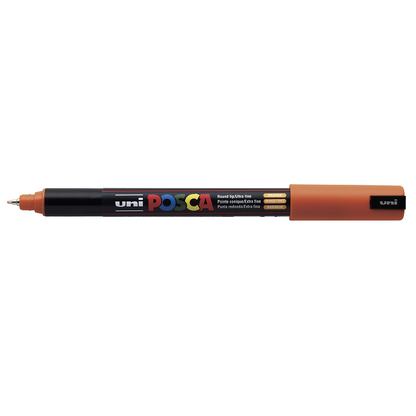 POSCA - Marqueur Pointe Extra Fine - Orange Foncé