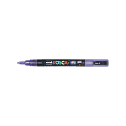 POSCA - Marqueur Pointe Conique Fine - Violet Pailleté