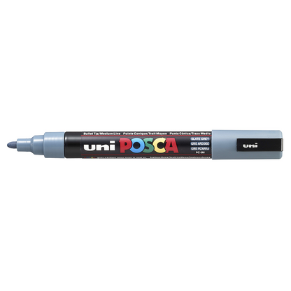 POSCA - Marqueur Pointe Conique Moyenne - Gris Ardoise