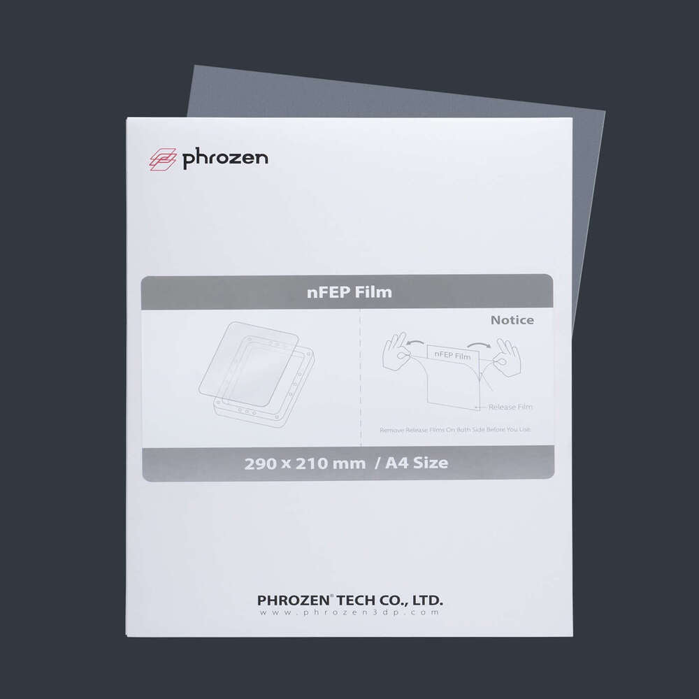 film nfep pfa pour imprimante résine 3d Phrozen au format A4