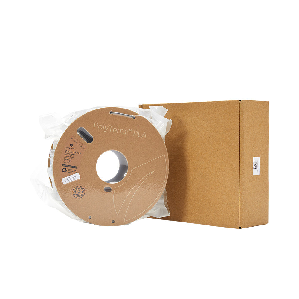 Polymaker - PolyTerra PLA - Noir Charbon (Charcoal Black) - 1,75 mm - 1 kg ST