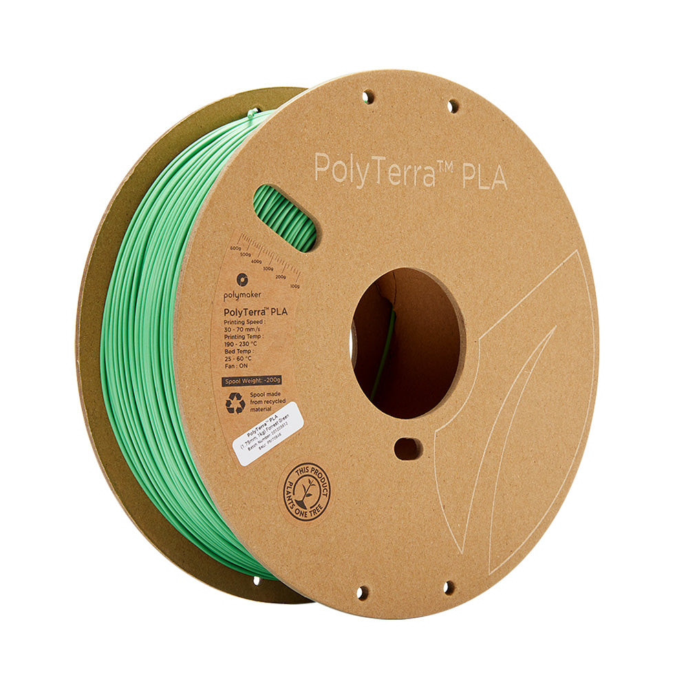 Polymaker - PolyTerra PLA - Vert Forêt (Forest Green) - 1.75 mm - 1 kg