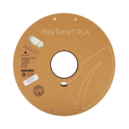 Polymaker - PolyTerra PLA - Blanc Coton (Cotton White) - 1,75 mm - 1 kg