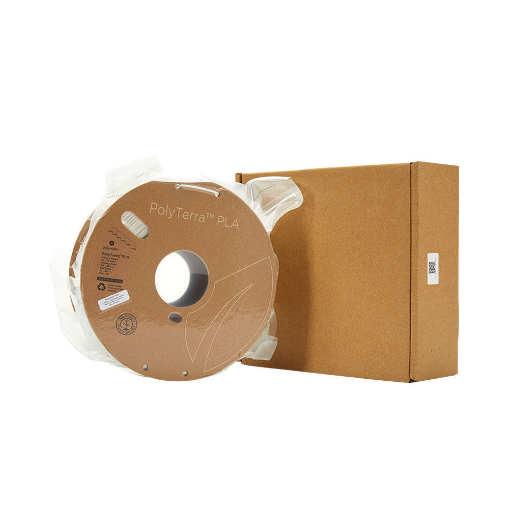 Polymaker - PolyTerra PLA - Blanc Coton (Cotton White) - 1,75 mm - 1 kg ST