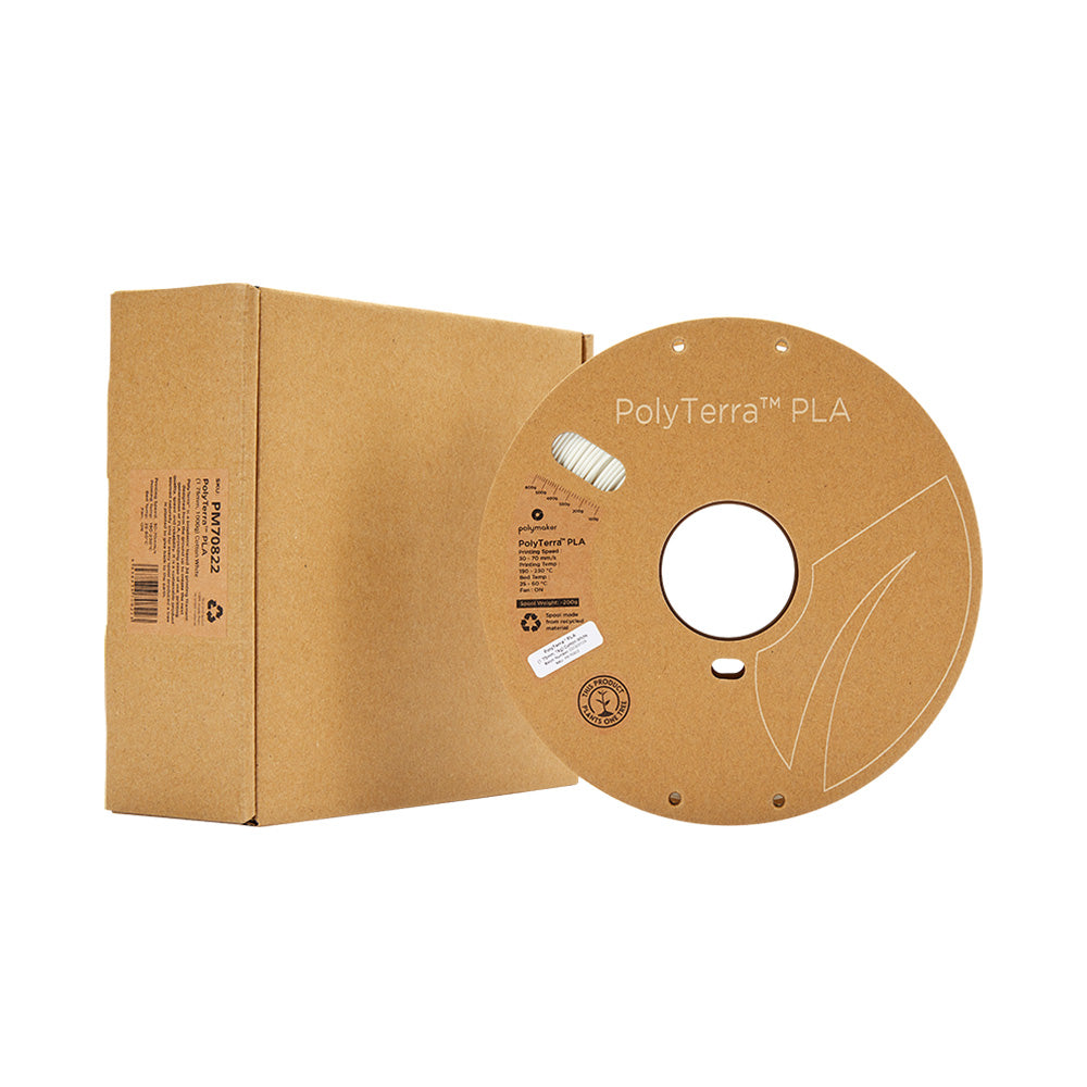 Polymaker - PolyTerra PLA - Blanc Coton (Cotton White) - 1,75 mm - 1 kg ST