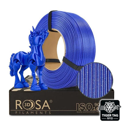 Rosa3D - PLA Galaxy - Saphir - 1,75 mm - 1 kg Refill avec RFID TigerTag