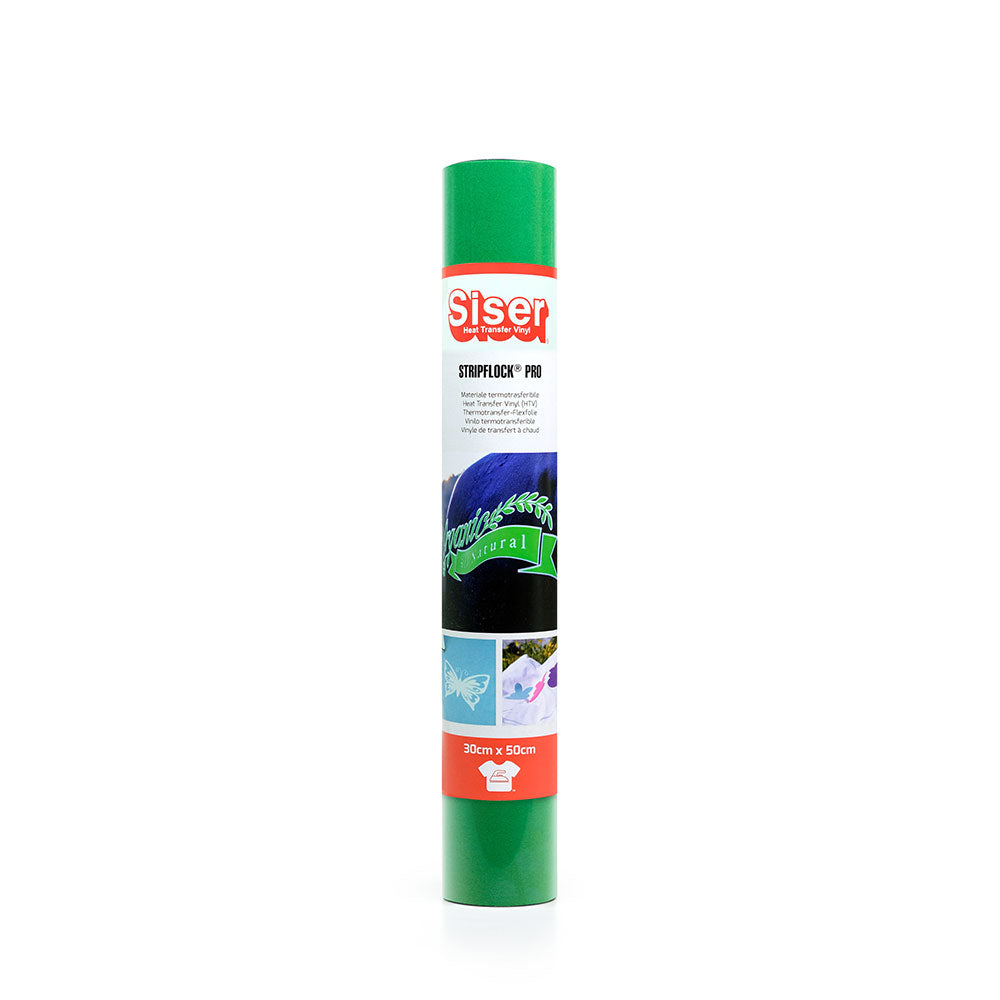 Siser - Flock - Rouleau Thermocollant - (S0009) Vert Velours- 30 x 100 cm