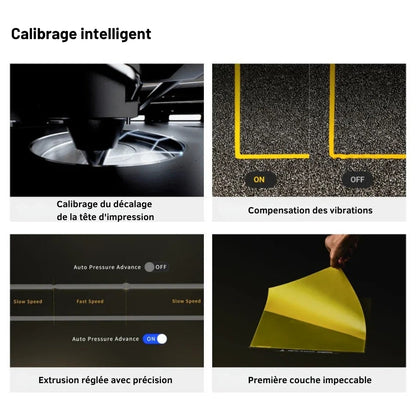 Snapmaker - U1 - Imprimante 3D Multi-Couleurs à 4 Têtes d'Impression ST