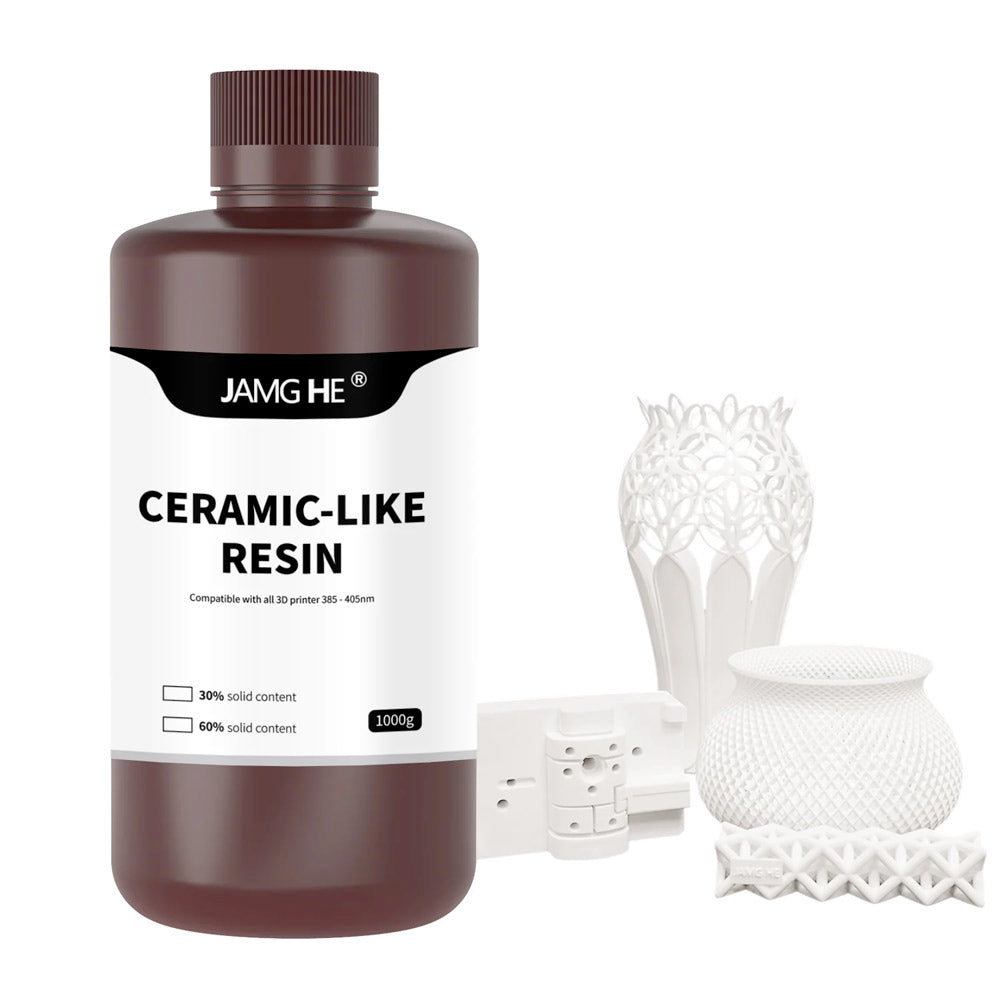 Bouteille de résine Ceramic Like de Jamg He et son print