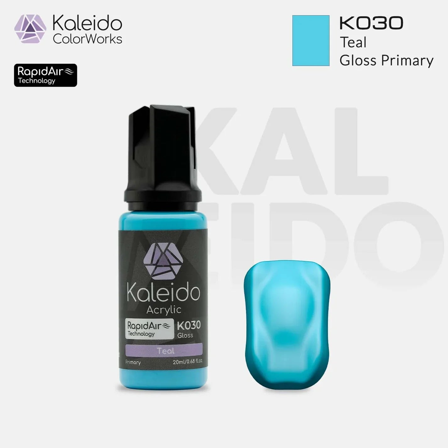 Kaleido ColorWorks - Gloss/Primary - Bleu Arctique (K030 Teal) - 20ml
