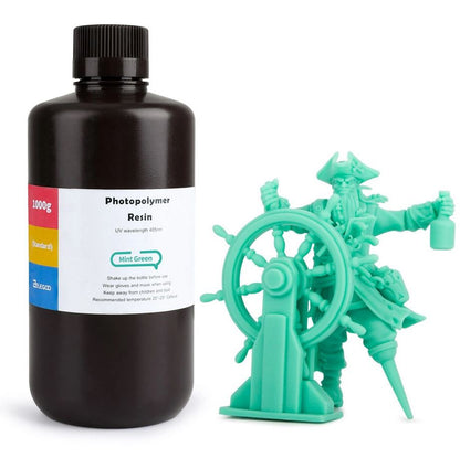 ELEGOO - Résine UV ABS-Like - Vert menthe (Mint Green) - 1 kg
